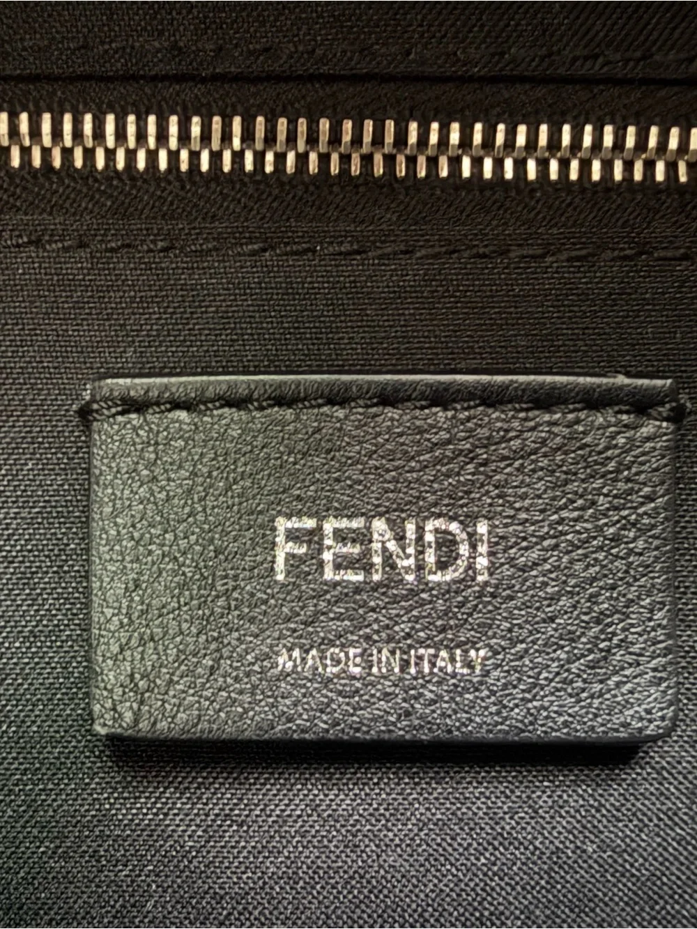 Fendi Black Leather Studded Mini Backpack